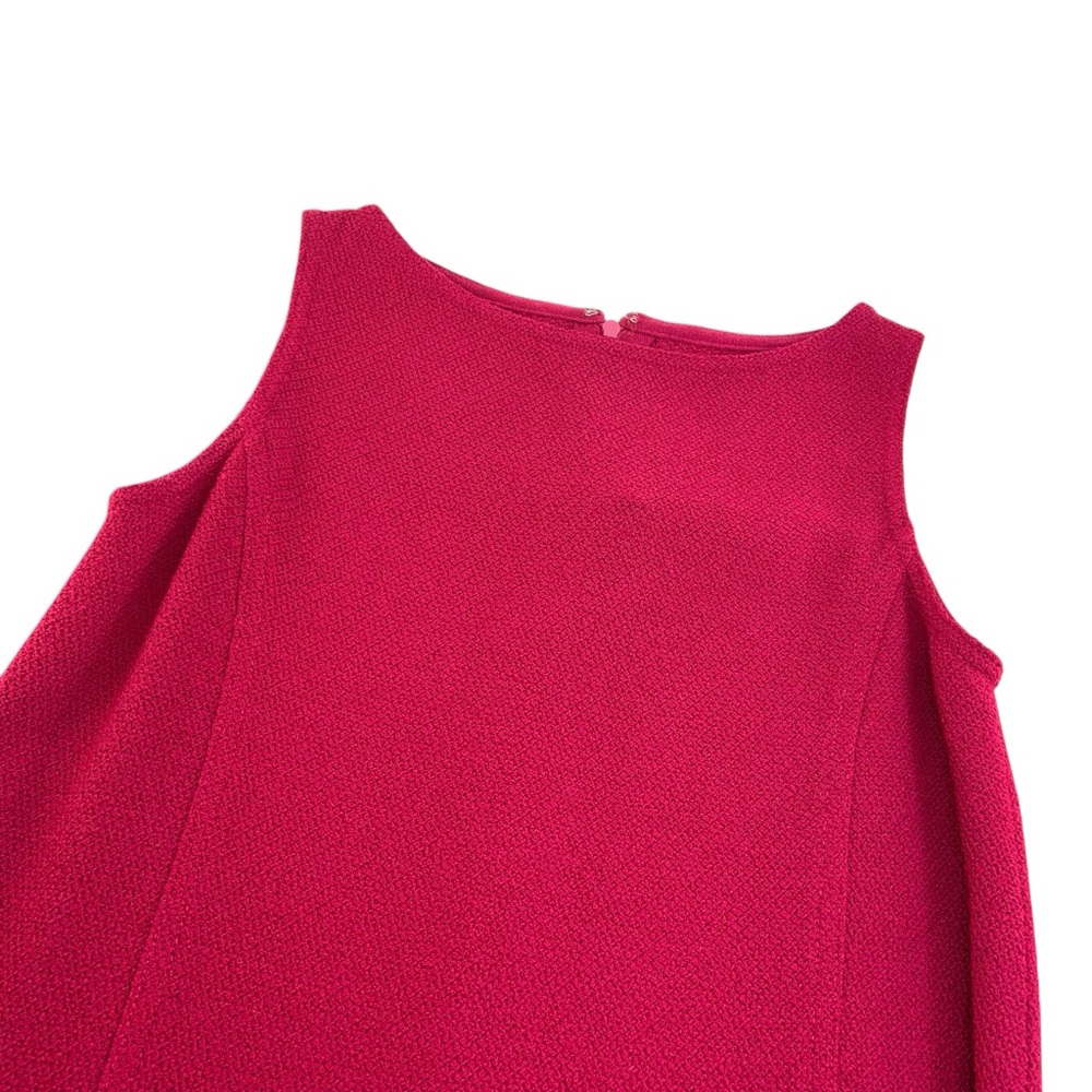 St. John Collection Hot Pink Knit Sheath Dress - Picture 2 of 5